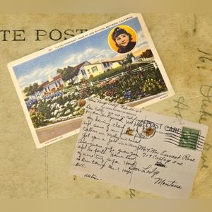 Archival La Californiana Home Of Actress Jane Withers Westwood Ca 1940 Postcard